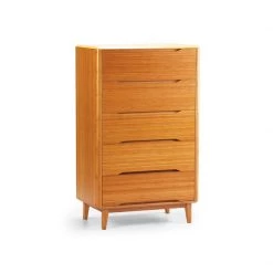 Greenington Currant Five Drawer Chest Modern Bedroom