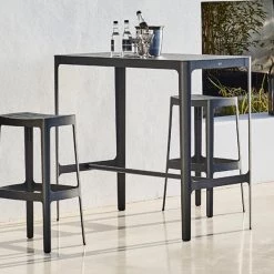 Cane-Line Cut High Bar Stool