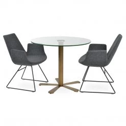 SohoConcept Daisy 5 Star Glass Dining Table