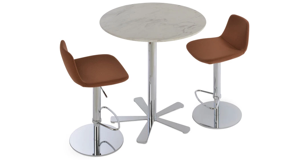 SohoConcept Daisy 5 Star Marble Bar Table 4 SohoConcept Daisy 5 Star Marble Bar Table