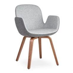 B&T Daisy Black Plywood Chair Modern Living
