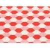 Pappelina Dana Coral Red & Piglet & Vanilla Runner Rug