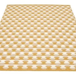 Pappelina Dana Ochre & Beige & Vanilla Rug Rugs