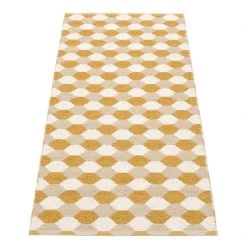 Pappelina Dana Ochre & Beige & Vanilla Runner Rug Rugs