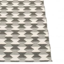 Pappelina Rugs Dana Warm Grey & Charcoal & Vanilla Rug