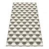 Pappelina Rugs Dana Warm Grey & Charcoal & Vanilla Runner Rug