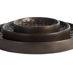 Ethnicraft Dark Brown Tampa Boards (set Of 3)