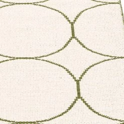 Pappelina Boo Dark Olive & Vanilla Runner Rug