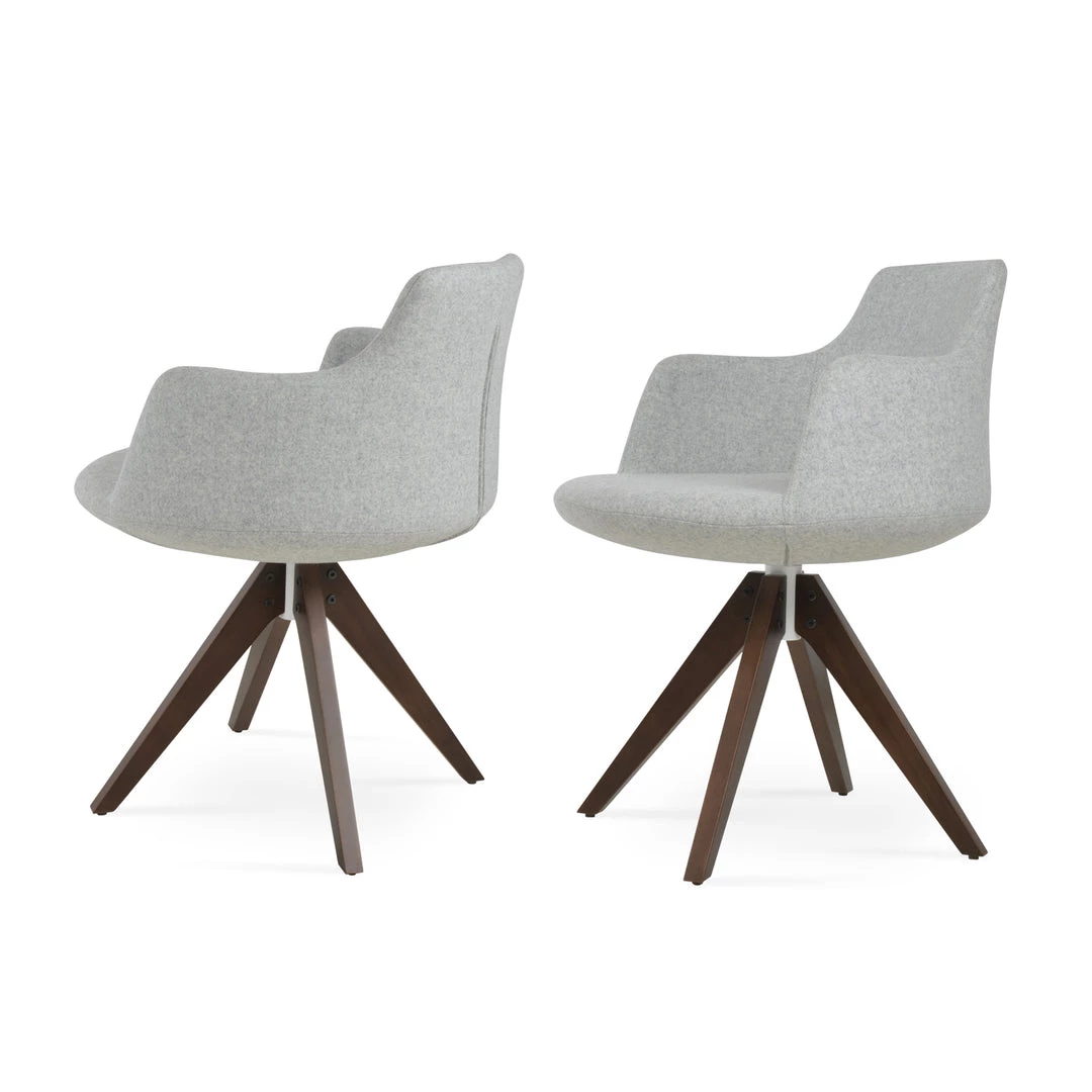 SohoConcept Dervish Pyramid Swivel Dining Chair 5 SohoConcept Dervish Pyramid Swivel Dining Chair