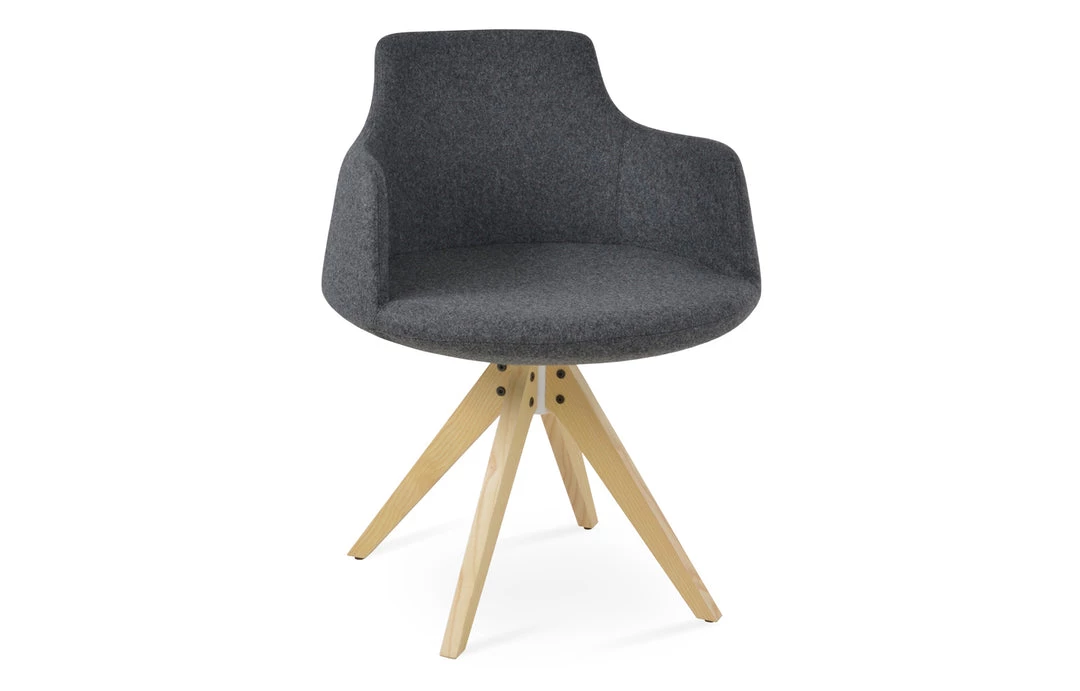 SohoConcept Dervish Pyramid Swivel Dining Chair 9 SohoConcept Dervish Pyramid Swivel Dining Chair