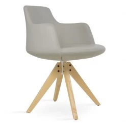 SohoConcept Dervish Pyramid Swivel Dining Chair