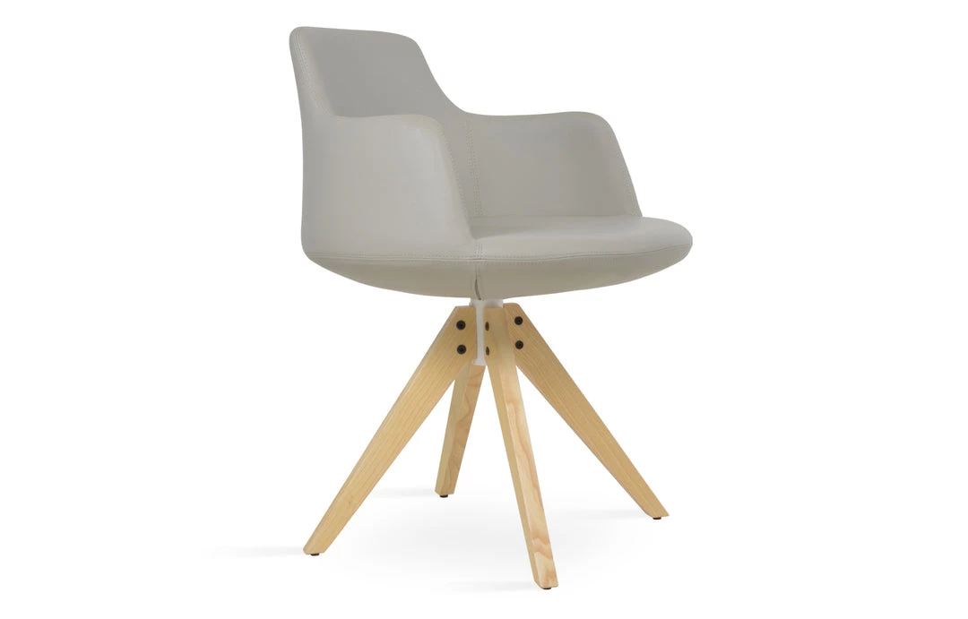 SohoConcept Dervish Pyramid Swivel Dining Chair 3 SohoConcept Dervish Pyramid Swivel Dining Chair