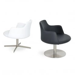 SohoConcept Dervish Round Swivel Chair Modern Living