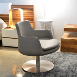 SohoConcept Modern Living Dervish Swivel Lounge Arm Chair
