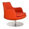SohoConcept Modern Living Dervish Swivel Lounge Arm Chair