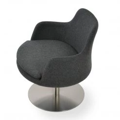 SohoConcept Modern Living Dervish Swivel Lounge Arm Chair