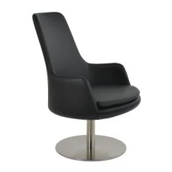 SohoConcept Dervish Swivel Lounge High Back Chair Modern Living