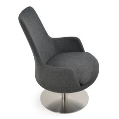 SohoConcept Dervish Swivel Lounge High Back Chair Modern Living