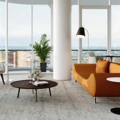 SohoConcept Modern Living Dervish Wood Lounge Arm Chair