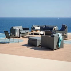 Cane-Line Diamond Outdoor 2-Seater Lounge Sofa