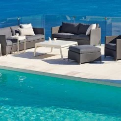 Cane-Line Diamond Outdoor 2-Seater Lounge Sofa