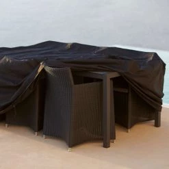 Cane-Line Dining Tables Up To 160 Cm Incl. 4 Chair Cover 10 Cane-Line Dining Tables Up To 160 Cm Incl. 4 Chair Cover