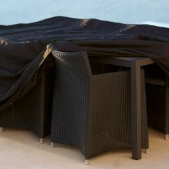 Cane-Line Dining Tables Up To 210 Cm Incl. 6 Chairs Cover