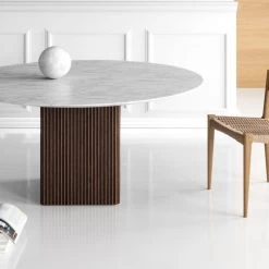 DK3 Modern Dining Ten Table Round Marble