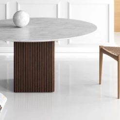DK3 Modern Dining Ten Table Round Marble