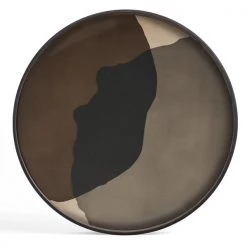 Ethnicraft Dots Glass Round Tray