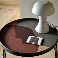 Ethnicraft Dots Glass Round Tray