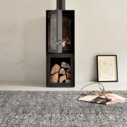 Ethnicraft Dots Kilim Black Rug