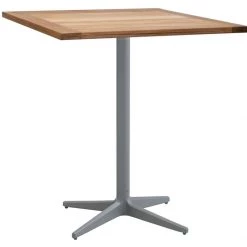 Cane-Line Drop 28" Square Teak Cafe Table