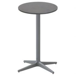 Cane-Line Drop Cafe Table With Dark Grey HPL Top