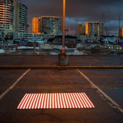 Pappelina Duo Coral Red & Vanilla Rug