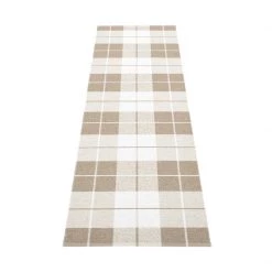 Pappelina Ed Dark Linen & Fossil Grey Runner Rug