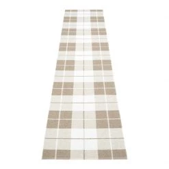 Pappelina Ed Dark Linen & Fossil Grey Runner Rug