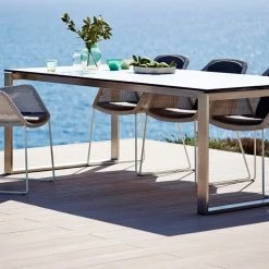 Cane-Line Edge Dining Table With Extension Leaves 19 Cane-Line Edge Dining Table With Extension Leaves