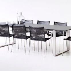 Cane-Line Edge Dining Table With Extension Leaves 21 Cane-Line Edge Dining Table With Extension Leaves