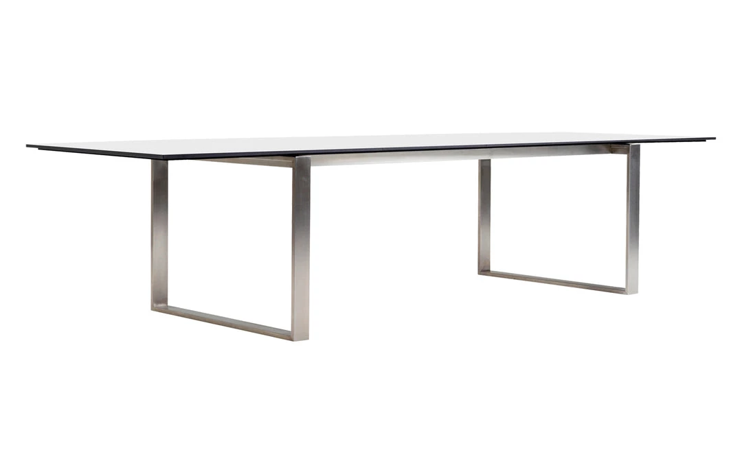 Cane-Line Edge Dining Table With Extension Leaves 3 Cane-Line Edge Dining Table With Extension Leaves