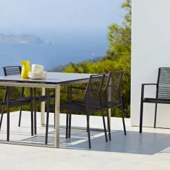 Cane-Line Edge Stackable Dining Armchair