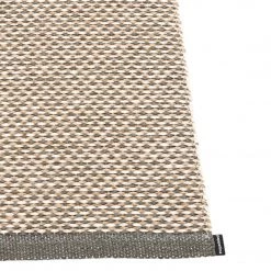 Pappelina Effi Charcoal Runner Rug