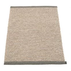 Pappelina Effi Charcoal Runner Rug
