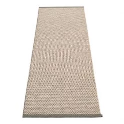 Pappelina Effi Charcoal Runner Rug