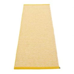 Pappelina Effi Mustard Runner Rug