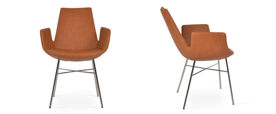 SohoConcept Modern Living Eiffel Arm Cross Chair 4 SohoConcept Modern Living Eiffel Arm Cross Chair