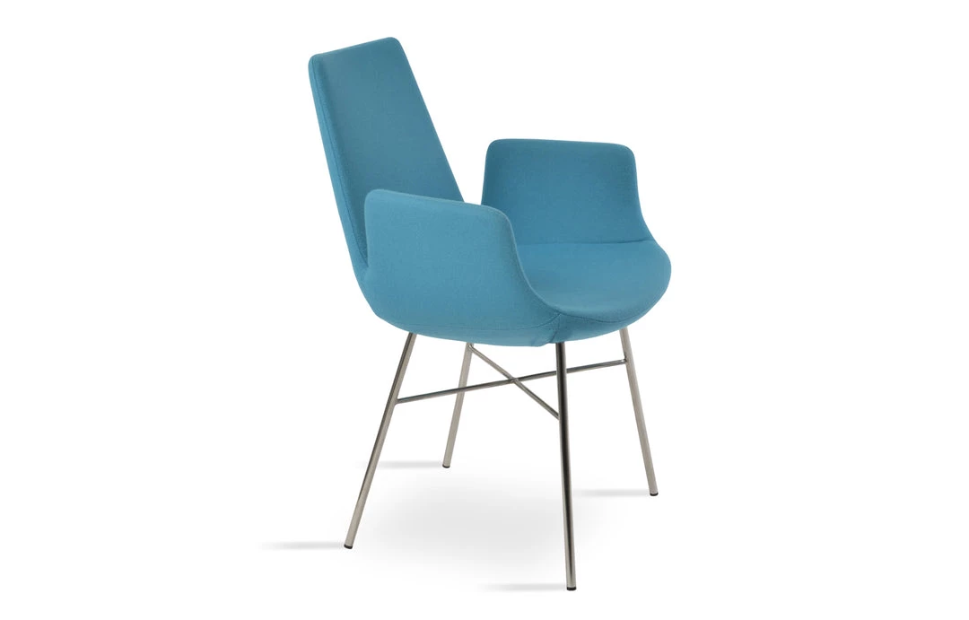 SohoConcept Modern Living Eiffel Arm Cross Chair 12 SohoConcept Modern Living Eiffel Arm Cross Chair