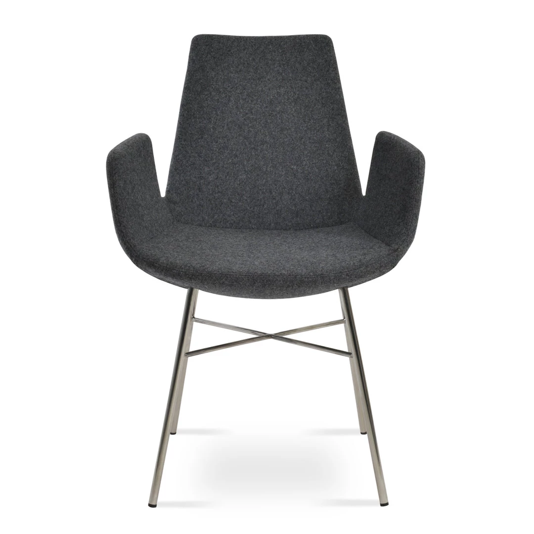 SohoConcept Modern Living Eiffel Arm Cross Chair 5 SohoConcept Modern Living Eiffel Arm Cross Chair