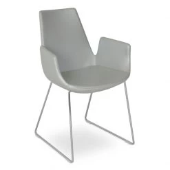 SohoConcept Modern Dining Eiffel Arm Handle Back Chair