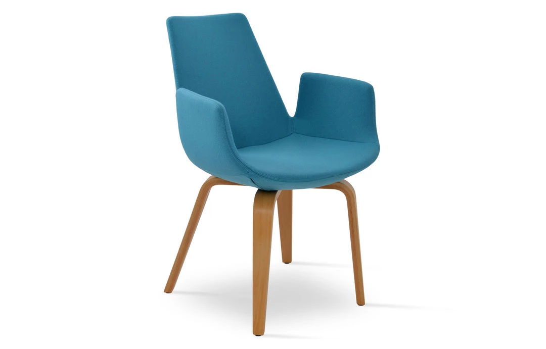 SohoConcept Modern Dining Eiffel Arm Plywood Dining Chair 3 SohoConcept Modern Dining Eiffel Arm Plywood Dining Chair